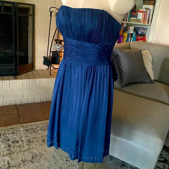 bcbg blue cocktail dress Mia Dress